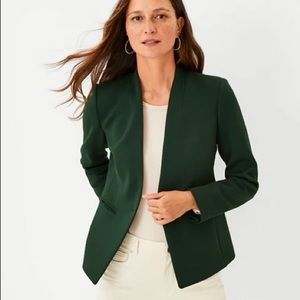 Ann Taylor Cutaway Blazer in Double Knit